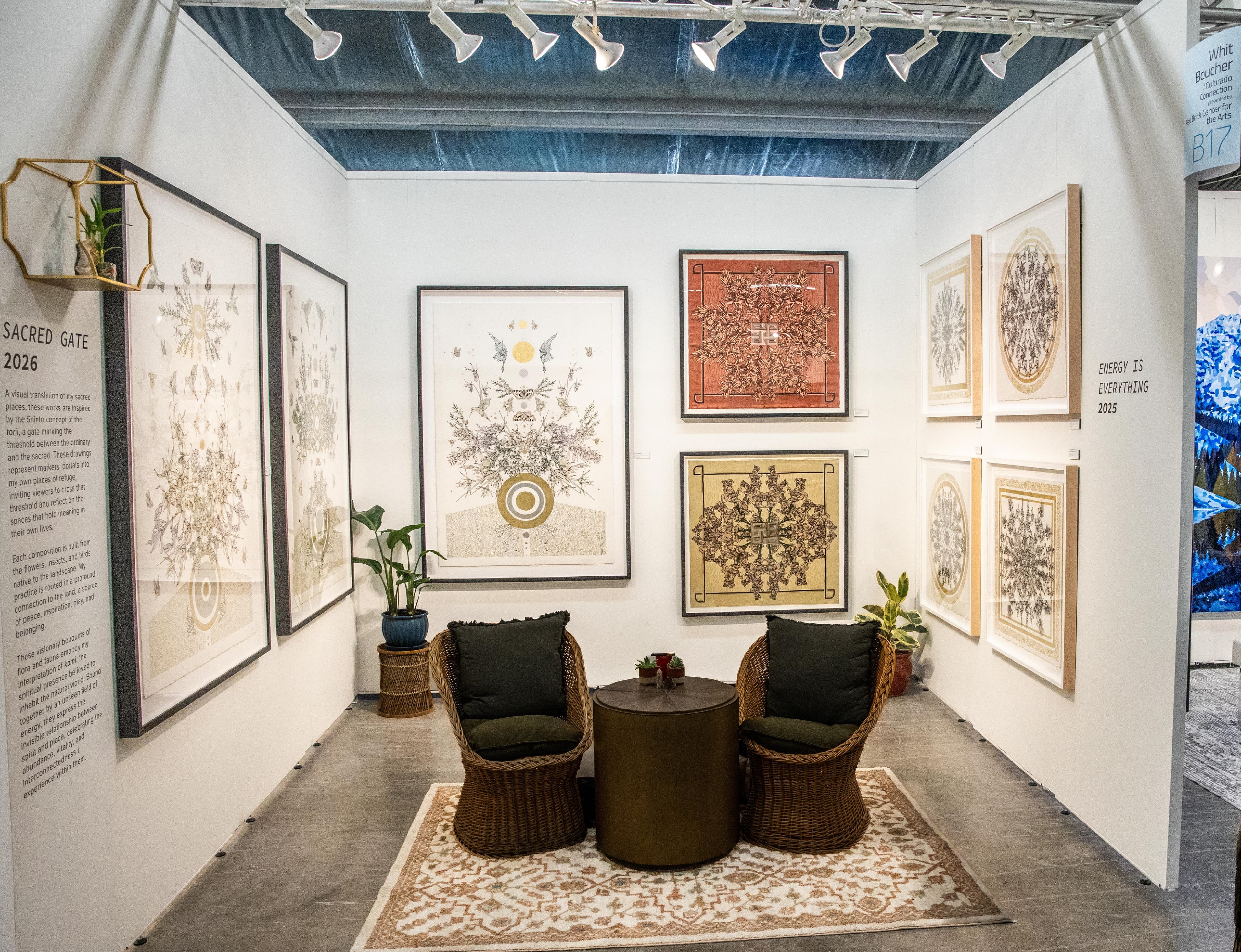 whit boucher, sacred gate, the install view at intersect aspen